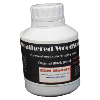Weathered Woodstain - Black