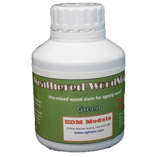 Weathered Woodstain - Green