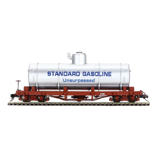 AMS - Standard Oil Silver Narrow Gauge Tank Car #104 0n3