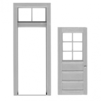 #2037 Tichy Trains - 6 Light Door & Frame