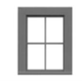 #2057 Tichy Trains - Work Car Window