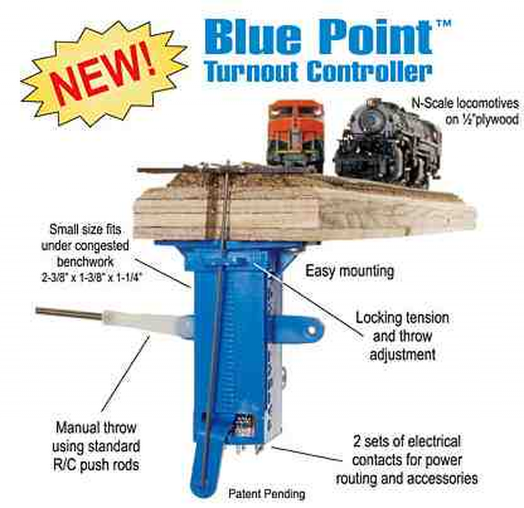 Blue Point Turnout Controller (Single) - NG Trains