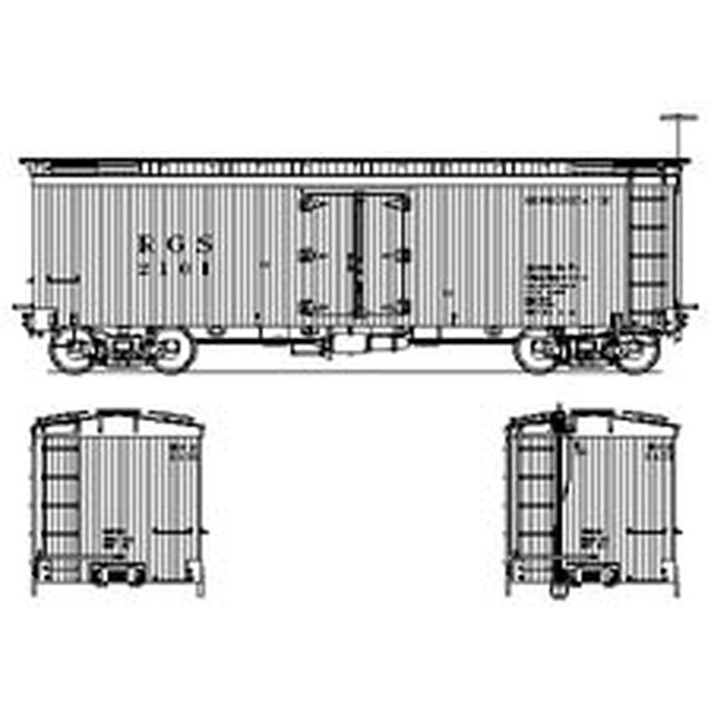 Decals - On3 C&S/RGS Composite Frame Refrigerator Car Button Herald - Image 4