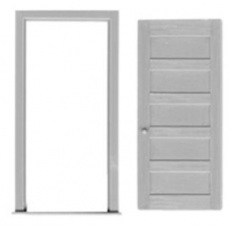 #2040 Tichy Trains - 5 Panel Door/Frame/