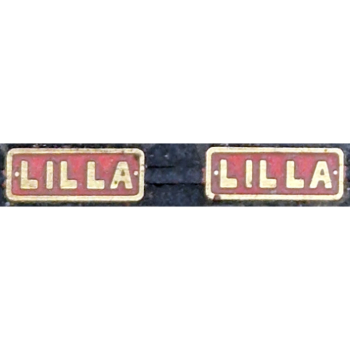 Lilla Nameplate