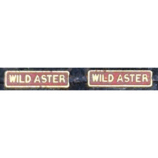Wild Aster Nameplate