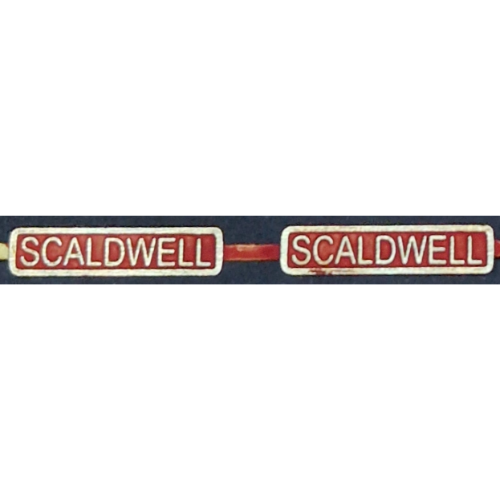 Scaldwell Nameplate