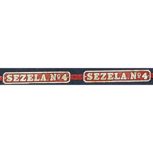 Sezala No4 Nameplate