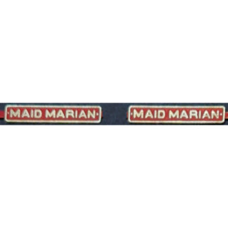 Maid Marion Nameplate