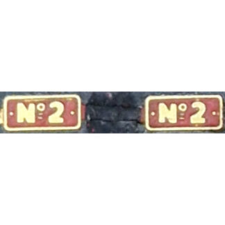 No2 Nameplate